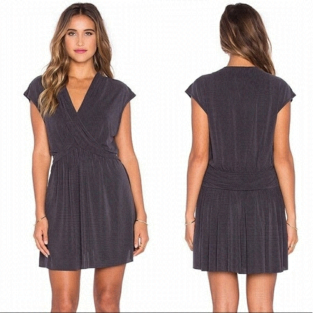 𝅺FREE People Cupro Criss‎ Cross mini dress